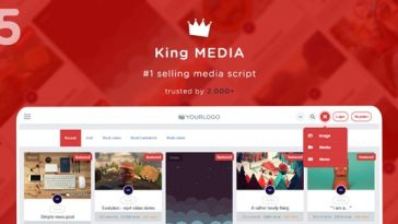 King Media Nulled Viral Magazine News Video Free Download