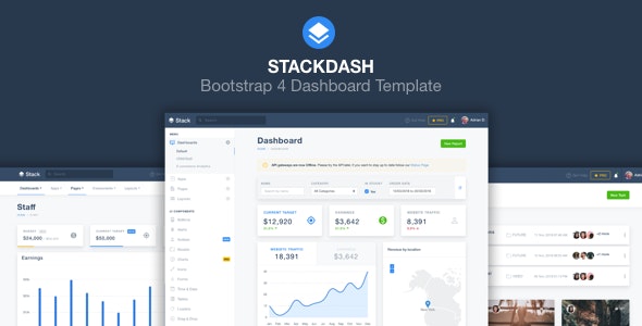 StackDash V1 3 0 Bootstrap 4 Admin Dashboard Theme StackDash V1 3 0 Bootstrap 4 Admin Dashboard Theme