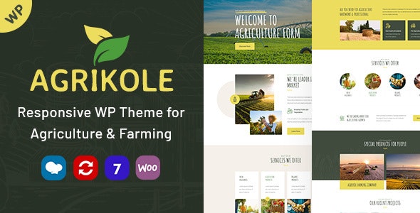 Agrikole WordPress Theme Nulled Free Download