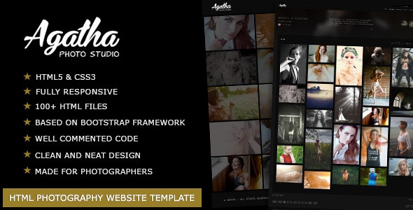 Agatha v1.7 – Photography Portfolio Website Template