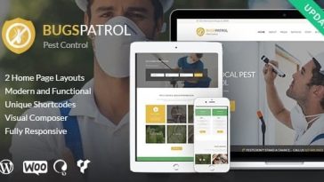 BugsPatrol Nulled Pest & Insects Control Disinsection Services WordPress Theme Free Download