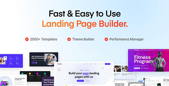 Landio v1.1.0 – Multi-Purpose Landing Page WordPress Theme