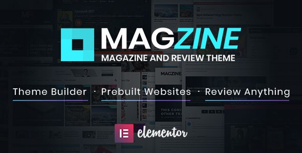 Magzine v1.0.1 – Elementor Review and Magazine Theme