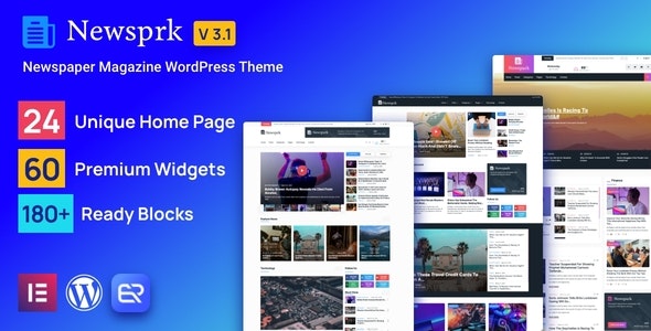 Newsprk v3.1.0 – Newspaper WordPress Theme