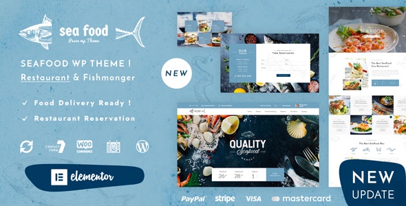 Pesce v1.3 – Seafood Restaurant WordPress Theme