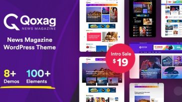 Qoxag Theme Nulled - WordPress News Magazine Theme Free Download