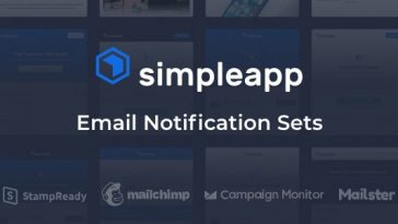 SimpleApp Nulled Email Notification Sets Free Download