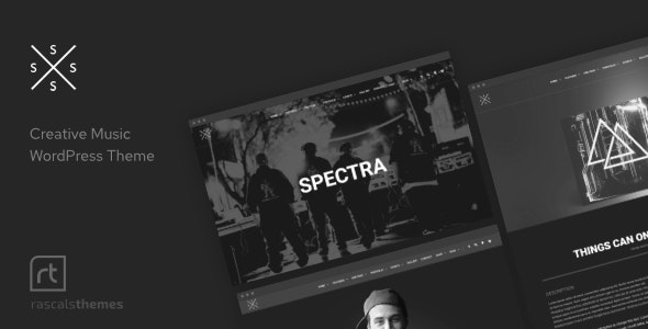 Spectra v2.6.1 – Music Theme for WordPress