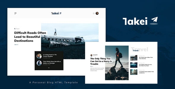 Takei v1.0 – Blog and Magazine HTML Template