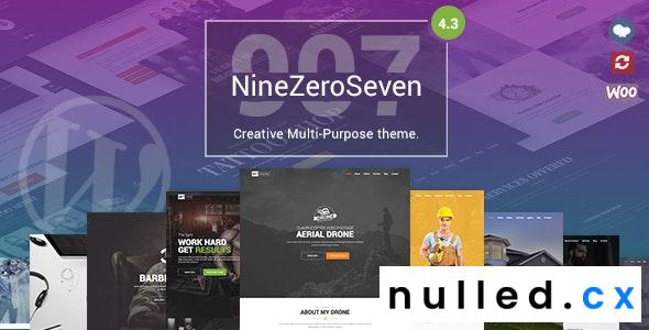 907 Theme Nulled - Responsive Multi-Purpose Theme Free Download