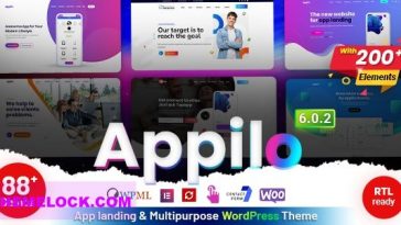Appilo Nulled WordPress application landing page Free Download