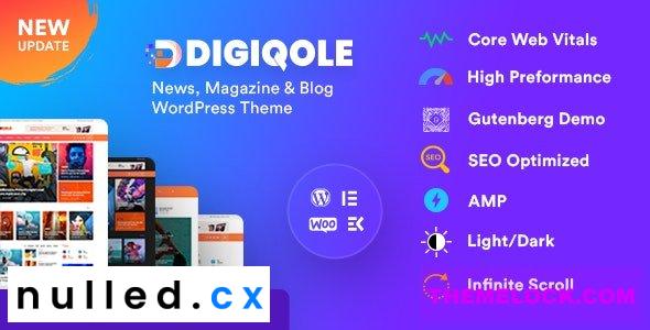Digiqole v2.0.1 – News Magazine WordPress Theme