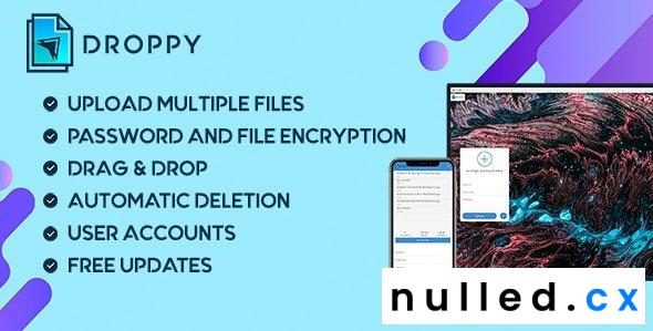 Droppy v2.3.7 – Online file transfer and sharing – nulled