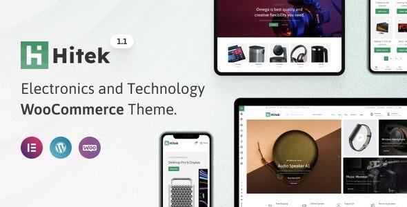 Free Download Hitek - Electronics WooCommerce Theme Nulled