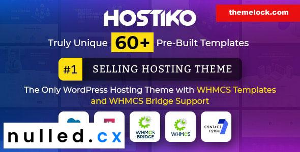 Hostiko v60.0 – WordPress WHMCS Hosting Theme