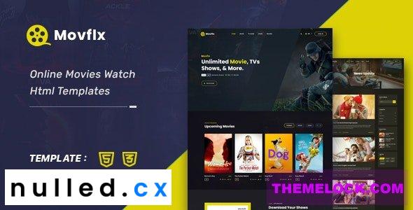 Movflx v1.0 – Video Production and Movie HTML5 Template