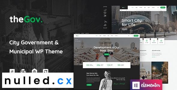 TheGov Nulled Municipal and Government WordPress Theme Free Download