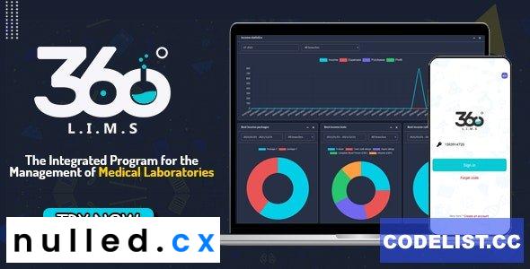 360 LIMS v1.0 – Multi Branches Laboratory Management System – nulled