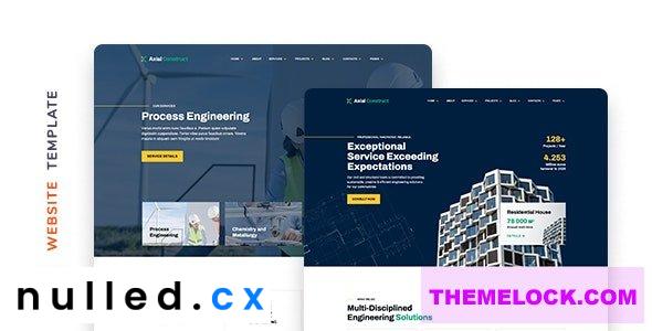 Axial v1.0 – Construction Company Website Template