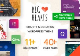 BigHearts Nulled Charity Donation WordPress Theme Free Download