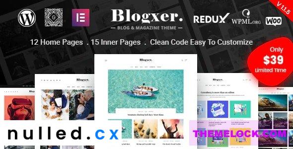 Bloxer v1.1.7 – Blog & Magazine WordPress Theme