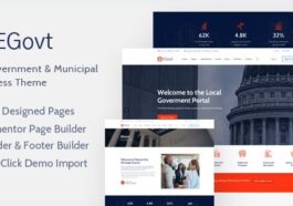 EGovt WordPress Theme Nulled Free Download