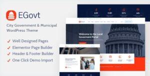 EGovt WordPress Theme Nulled Free Download