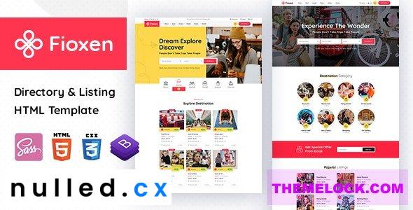 Fioxen v1.0 – Directory & Listings HTML Template