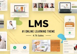 LMS WordPress Theme Nulled - Responsive Learning Management System