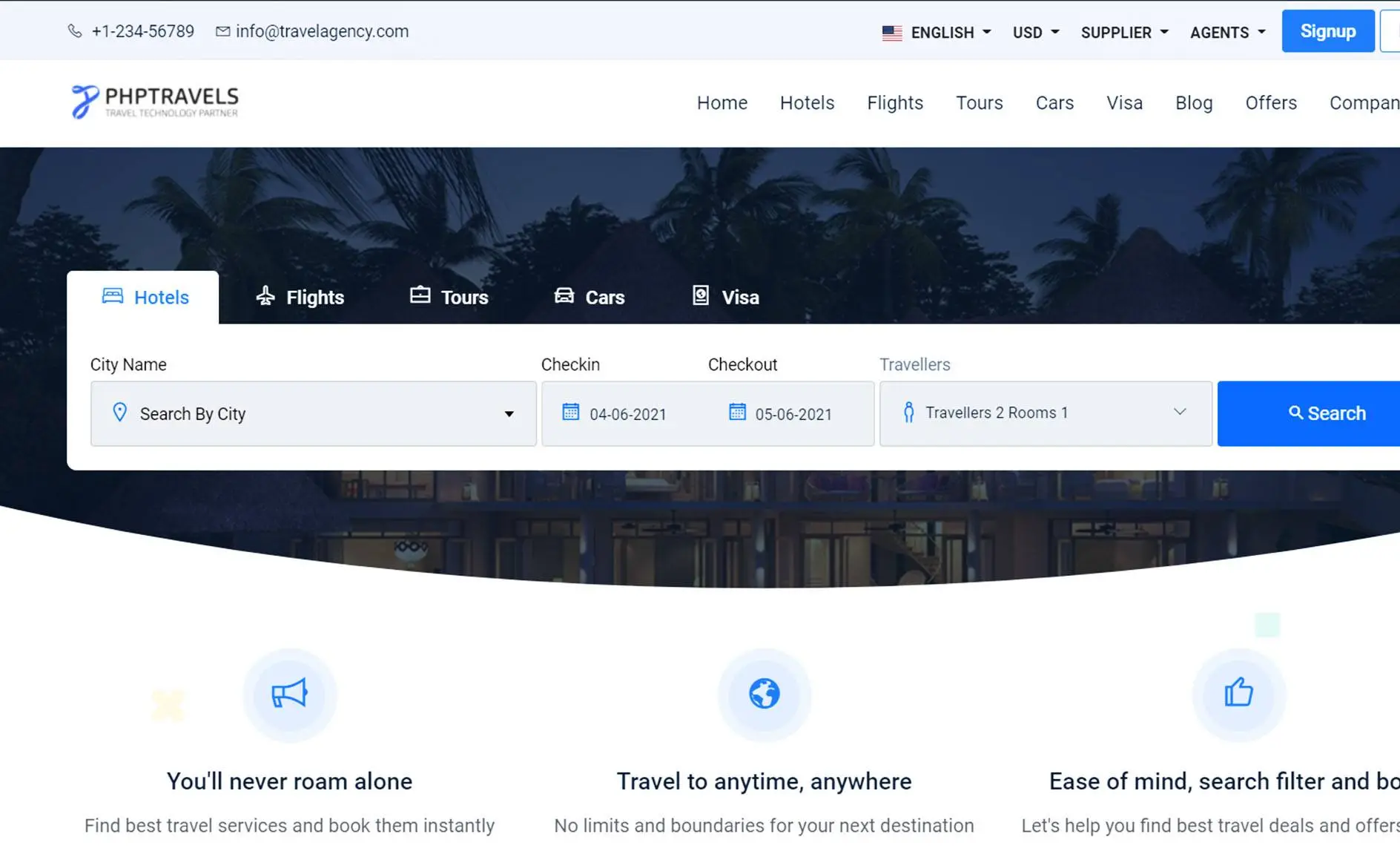 PHPTRAVELS v8.0 – nulled script