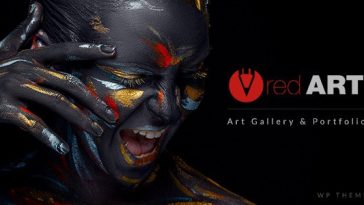 Red Art Nulled Artist Portfolio Free Download