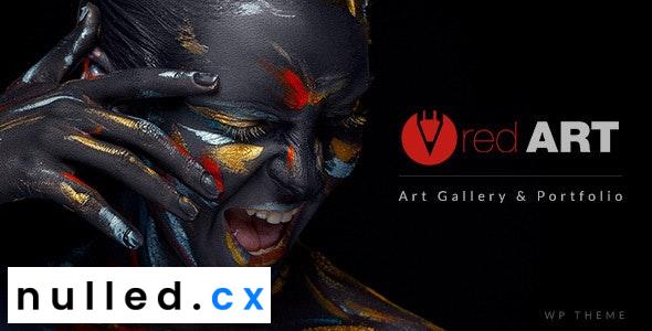 Red Art Nulled Artist Portfolio Free Download