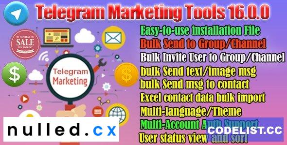 Telegram Marketing Tools v16