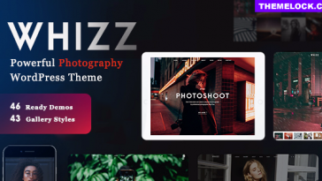 Whizz Nulled Photography WordPress for Photography Free Download