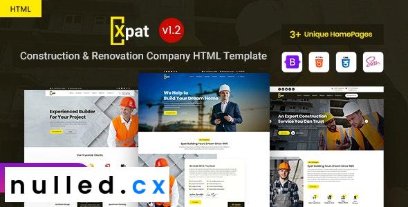 Xpat v1.2 – Construction & Renovation Bootstrap 5 Template