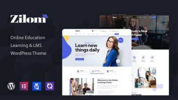 Zilom Theme Nulled Online Education Learning WordPress Theme Free Download