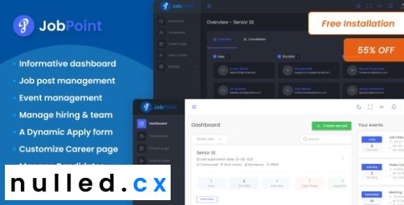JobPoint Nulled Recruitment Management System Script Free Download