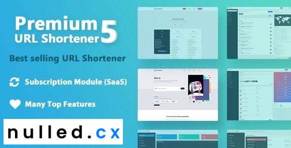 Premium URL Shortener Nulled PHP Script Free Download