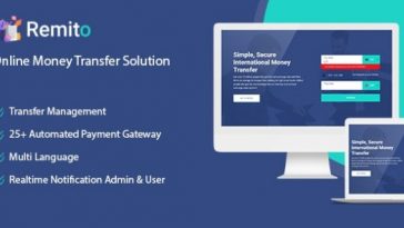 Remito Nulled Online Money Transfer Solution PHP Script Free Download