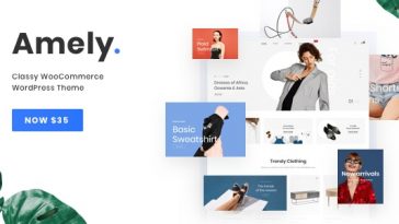 Amely Theme Nulled Fashion Shop WordPress Theme for WooCommerce Free Download