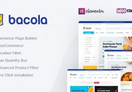 Bacola NulledGrocery Store and Food eCommerce Theme Free Download