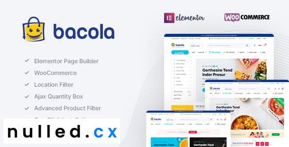 Bacola NulledGrocery Store and Food eCommerce Theme Free Download