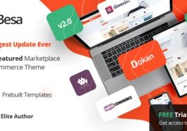 Besa Nulled Elementor Marketplace WooCommerce Theme Free Download