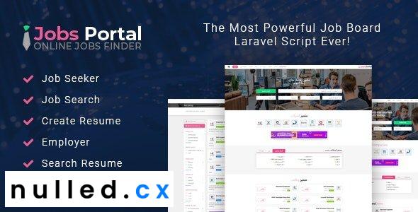 Jobs Portal v3.4 – Job Board Laravel Script