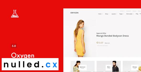 Oxygen Theme Nulled - WooCommerce WordPress Theme Free Download