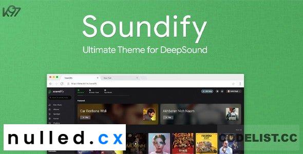 Soundify v1.4 The Ultimate DeepSound Theme
