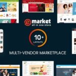 eMarket Theme Nulled Multi Vendor MarketPlace WordPress Theme Free Download