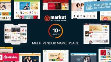 eMarket Theme Nulled Multi Vendor MarketPlace WordPress Theme Free Download