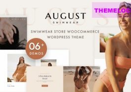 August Theme Nulled Swimwear WooCommerce WordPress Theme Free Download
