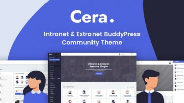 Cera Theme Nulled - Intranet & Community Wordperss Theme Free Download